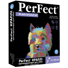 Перфект (Perfect) краплі для собак малих порід протипаразитарні