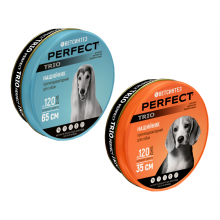 Перфект ТРІО (PerFect TRIO) нашийник протипаразитарний для собак